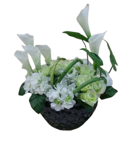[R0010100046] JULYE FLOWER SET