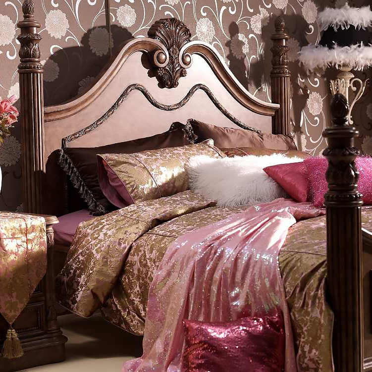 [Q0200100030] 10 PCS PINK KING SIZE BED COVER