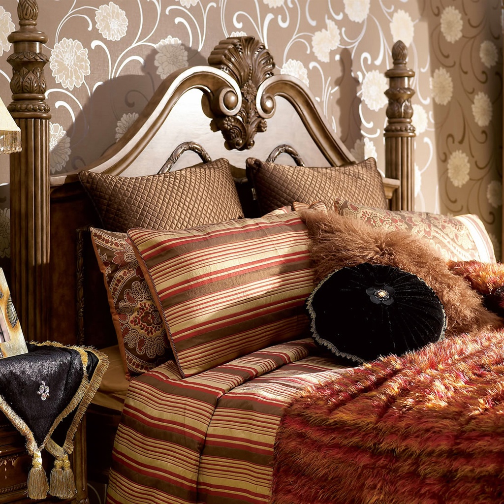 [Q0200100039] 5 PCS CARRILO KING SIZE BED COVER