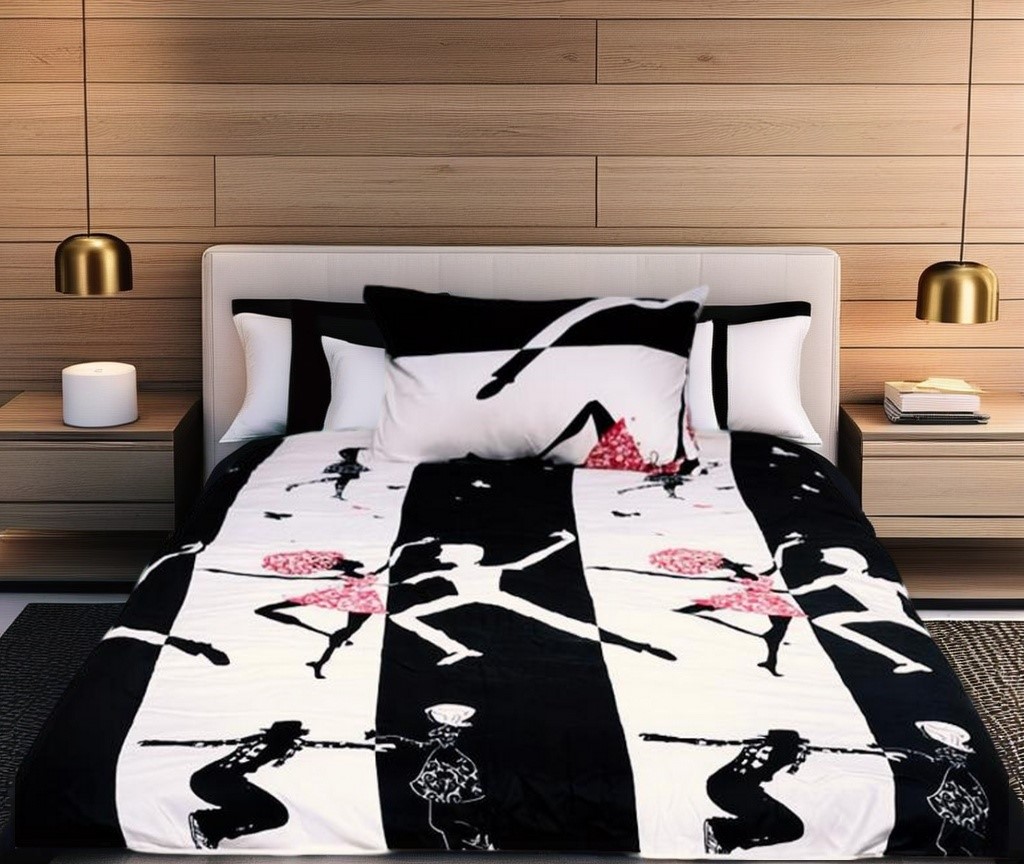 [Q0500100030] TWIN SIZE BED COVER 5 PCS