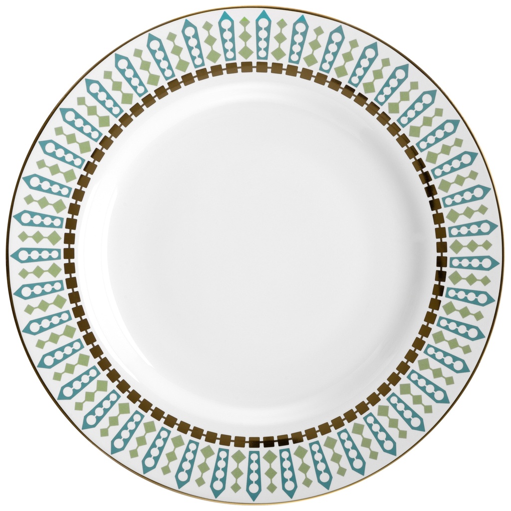 [Z0560400087] FLAMINGO TIARA DINNER PLATE