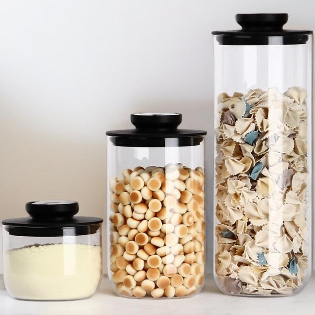 [Z074010061] 3 PCS ZÂMBIA JAR WITH LID SET