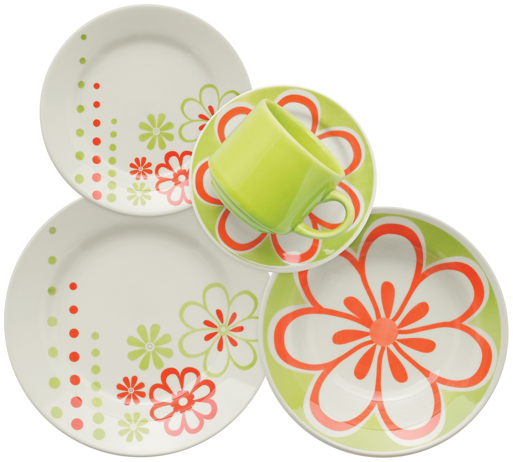 [Z0740400086] 20 PCS DONNA EUFORIA DINNER SET