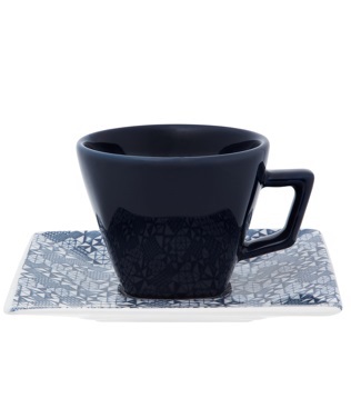 [Z0840400002] QUARTIER  PIECE TEA CUP WITH SAUCER SET