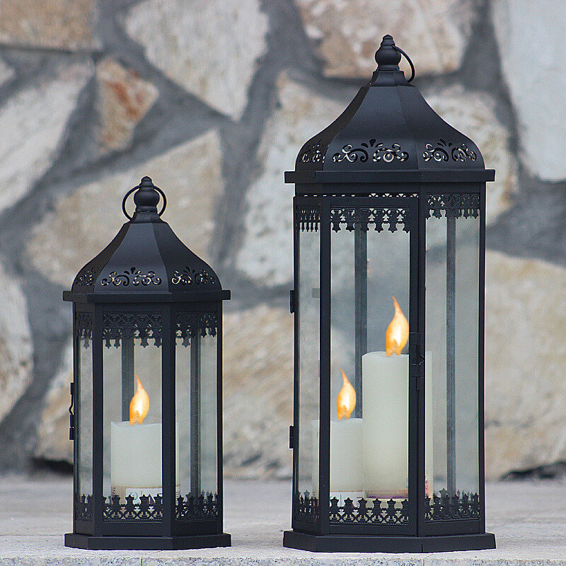 [Z0010100769] DOMO DECORATIVE LANTERN FOR CANDLE 3PCS
