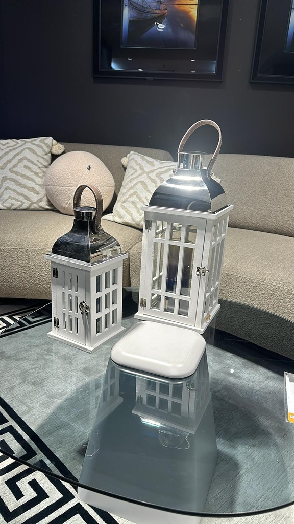 [Z0010100766] 2 PCS NICA DECORATIVE LANTERN FOR CANDLE