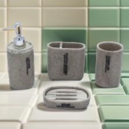 [Z0010100718] 4 PCS ANA BATHROOM ACCESSORY SET