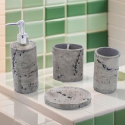 [Z0010100722] 4 PCS JIN BATHROOM ACCESSORY SET