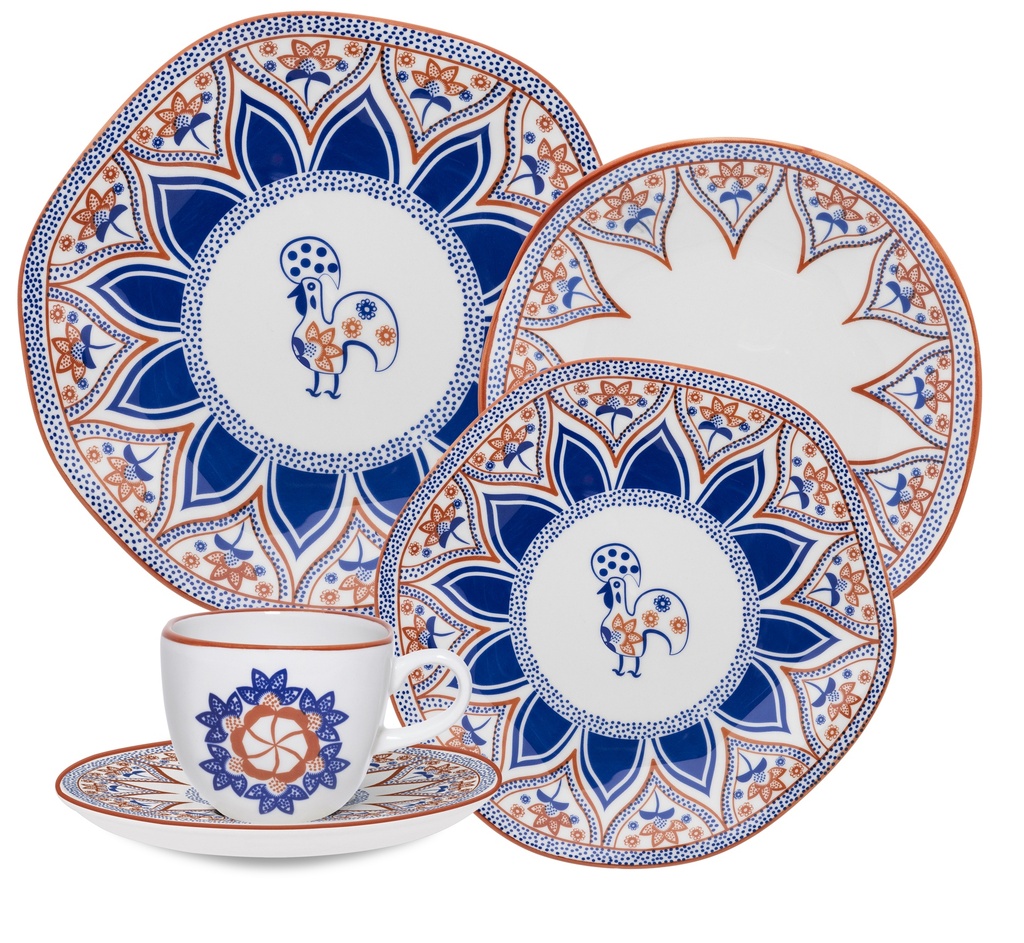 [Z0740400095] 20 PCS RYO BARCELOS  DINNER SET