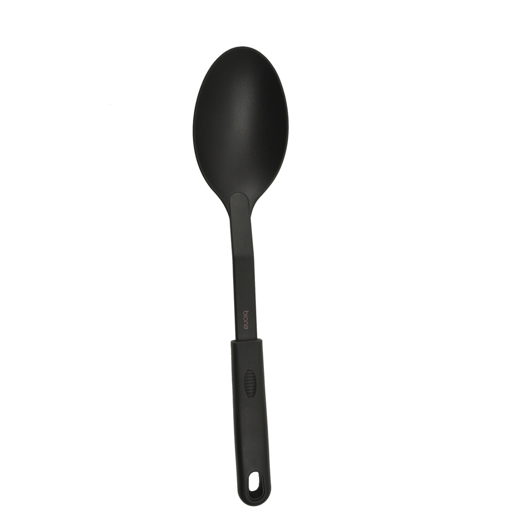 [Z0810400012] NYLON - 12 NYLON SPOONS 31CM PATTERN - BLACK